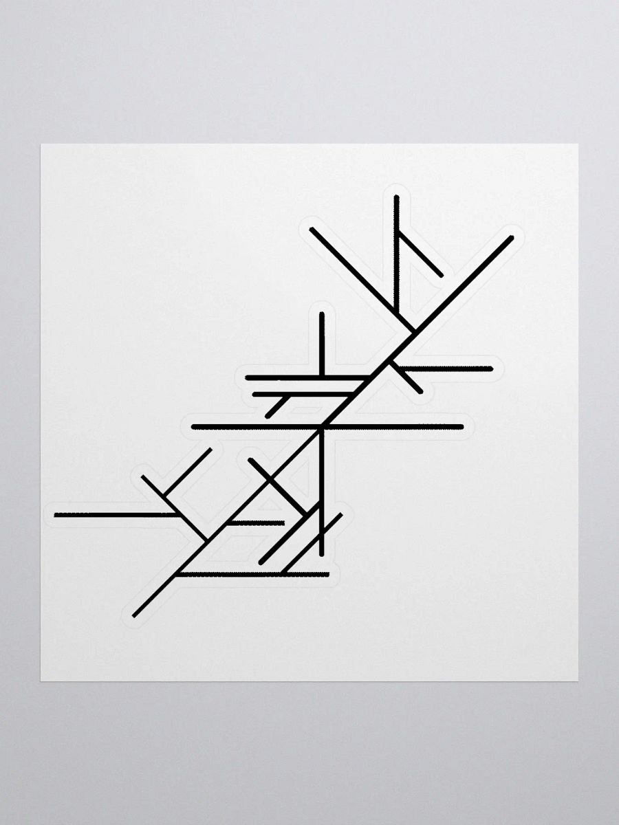 Fragments Cut Out Sticker product image (1)