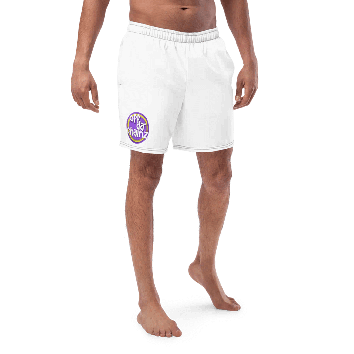 Off Da Chainz Swim Shorts White product image (1)