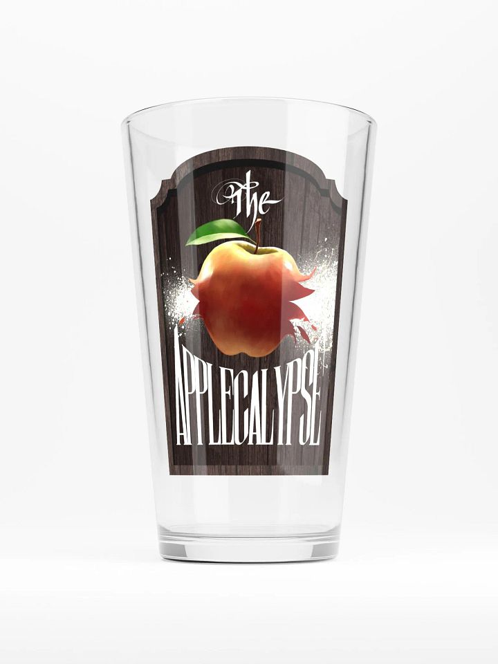 The Applecalypse Pub Sign ✦ Shaker Pint Glass product image (1)