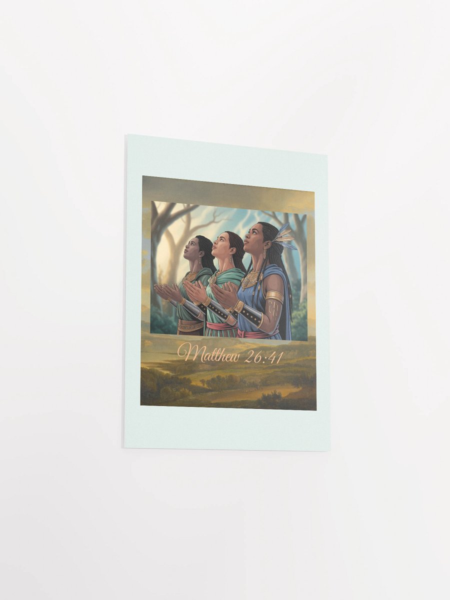 The Power Of Prayers Christian Paper Poster. product image (3)