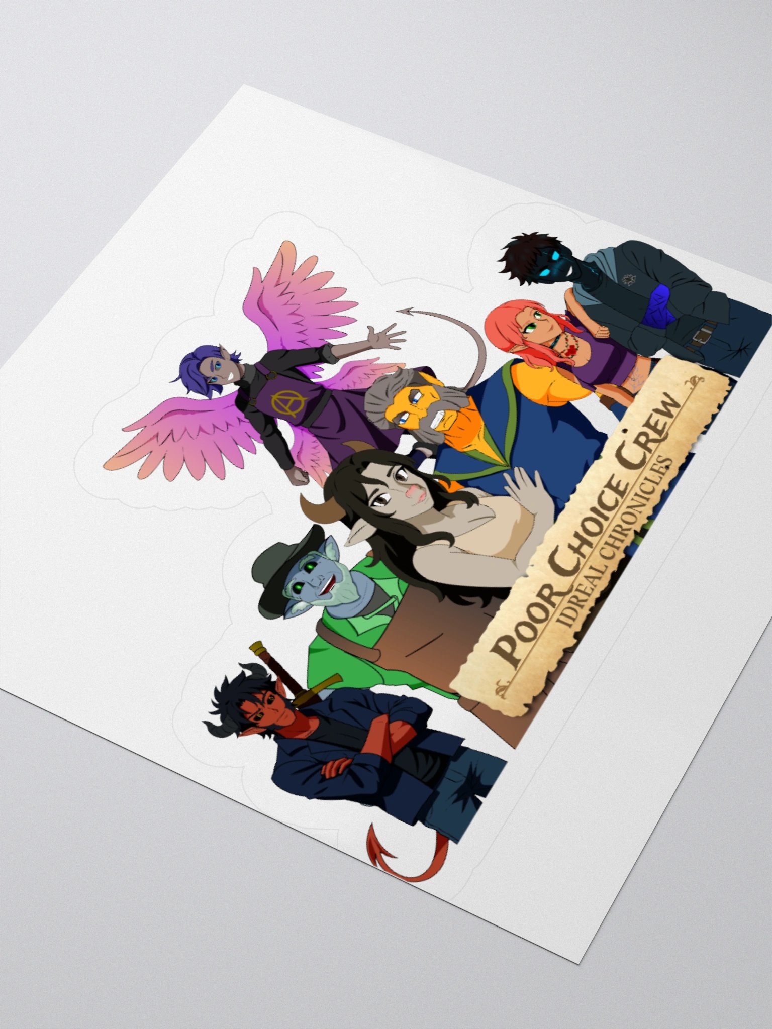 Idreal Chronicles Kiss Cut Sticker Set product image (8)