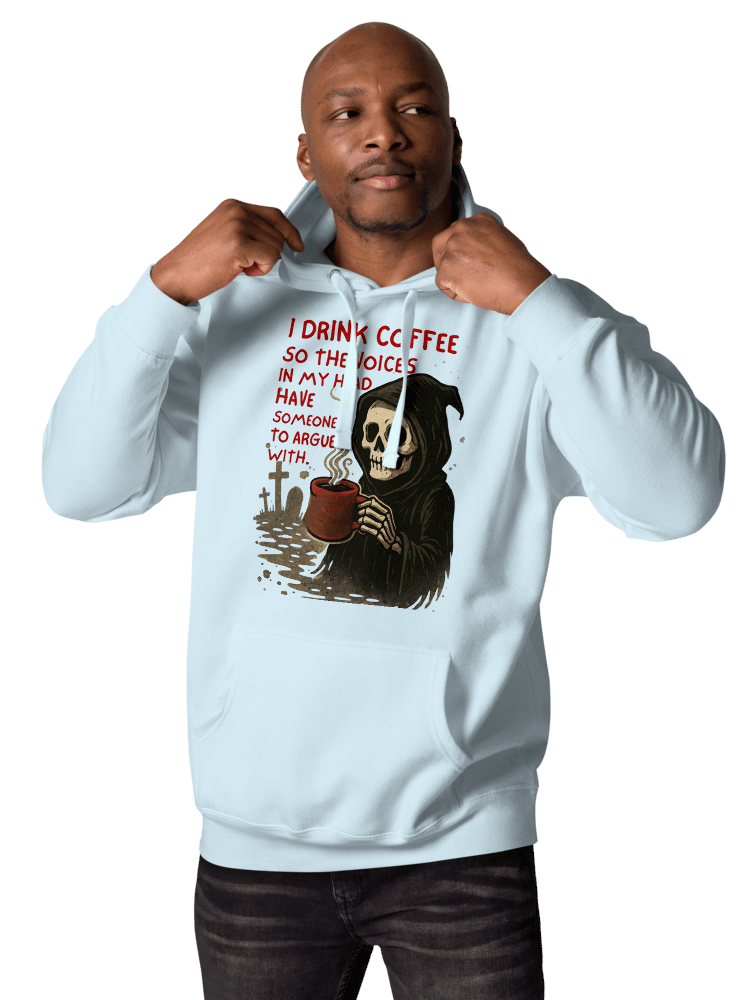 Sarcastic Reaper Coffee Hoodie product image (4)