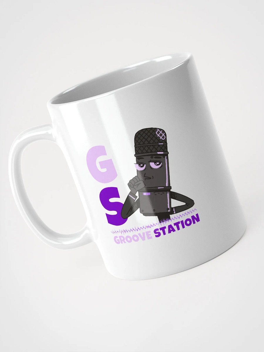 White Glossy Mug - Groove Station product image (7)