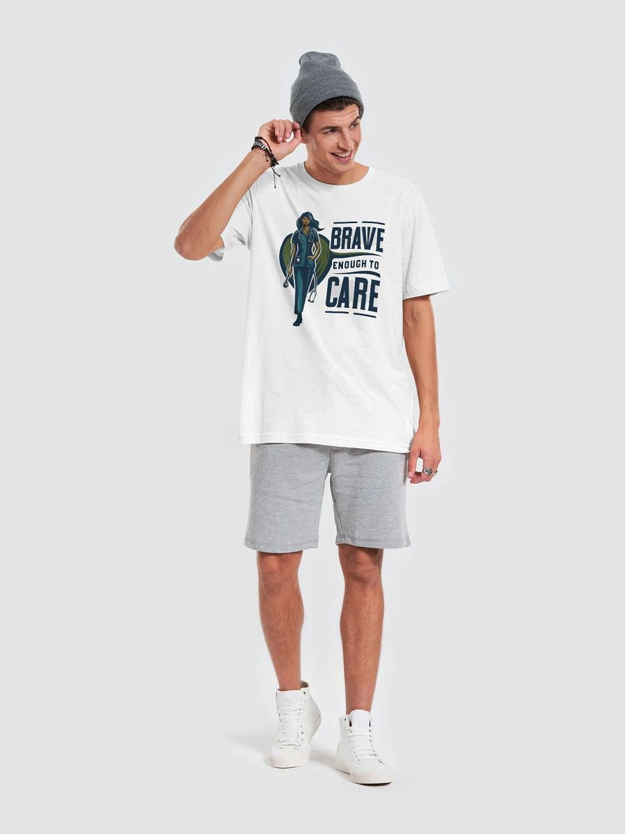 brave enough to care t-shirt product image (6)