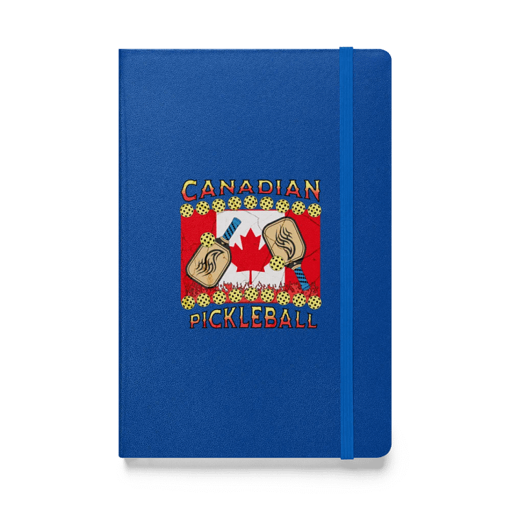 Canadian Flag Pickleball Hardcover Journal product image (1)