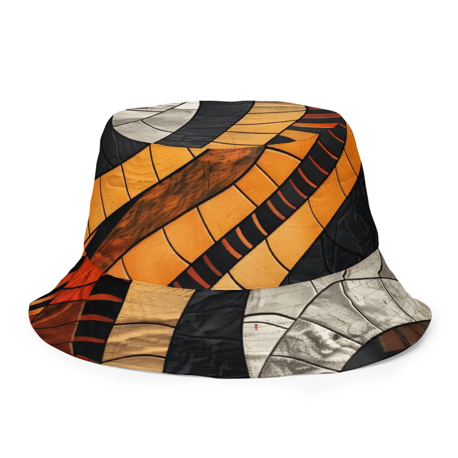 African Dynamic Waves Reversible Bucket Hat product image (1)