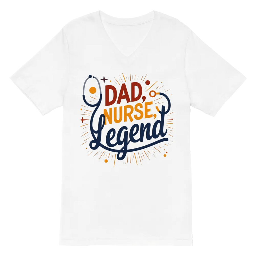 Legendary Dad Nurse V-Neck Tee product image (2)