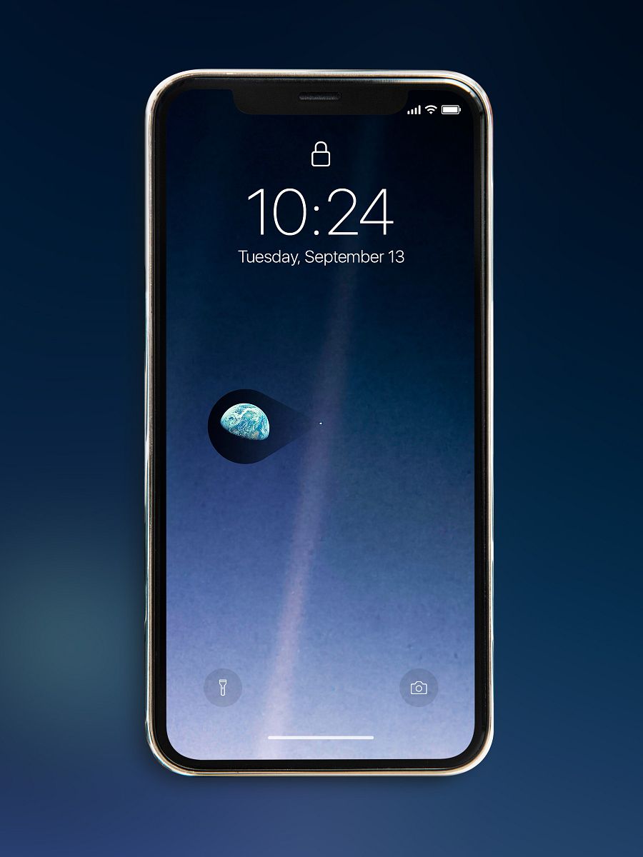 Phone Wallpaper: Pale Blue Dot, NASA Voyager 1 (2020 revision) — Instant digital download, mobile wallpaper product image (3)