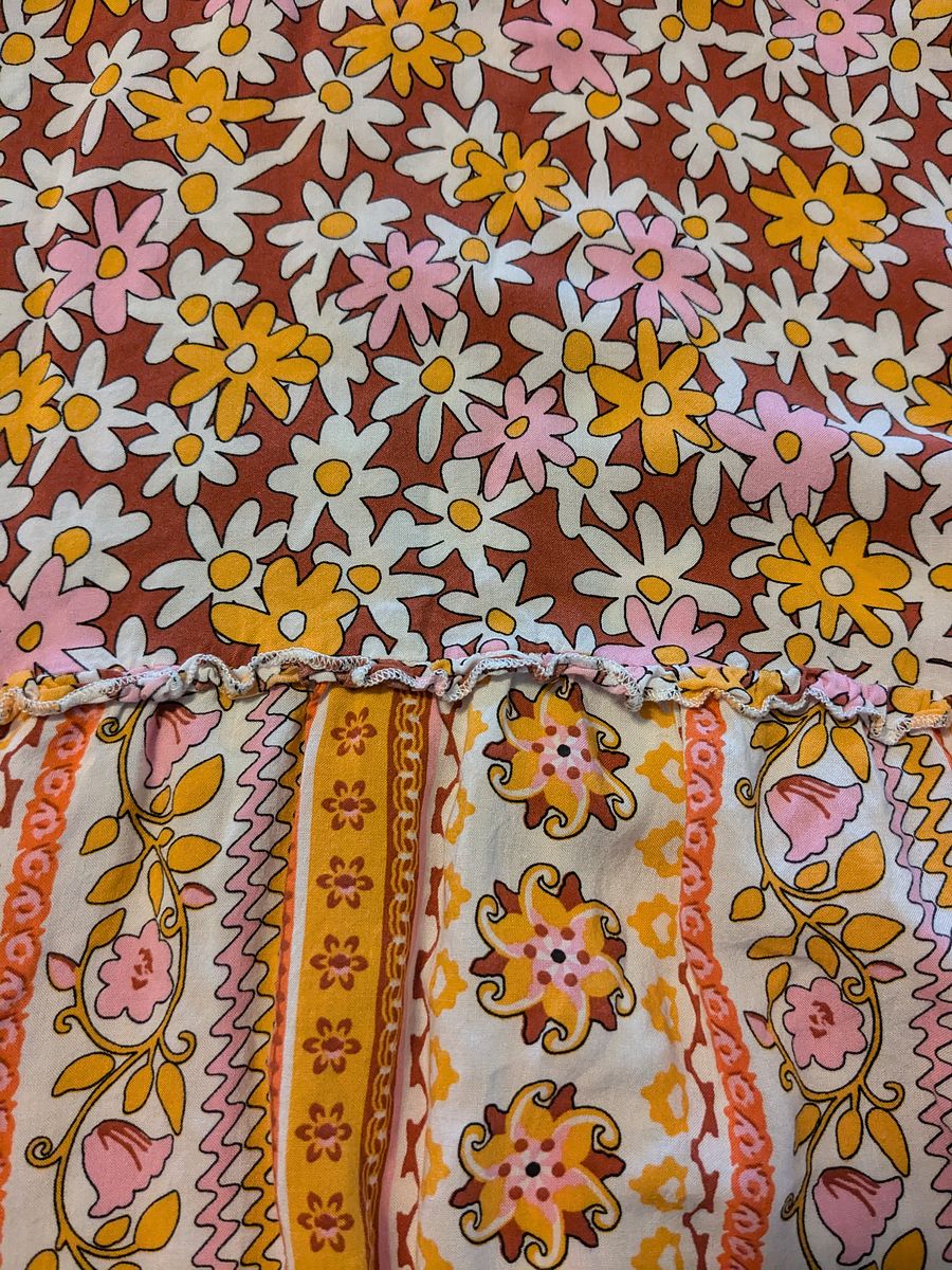 2X Retro Daisies Short Sleeve Top product image (3)