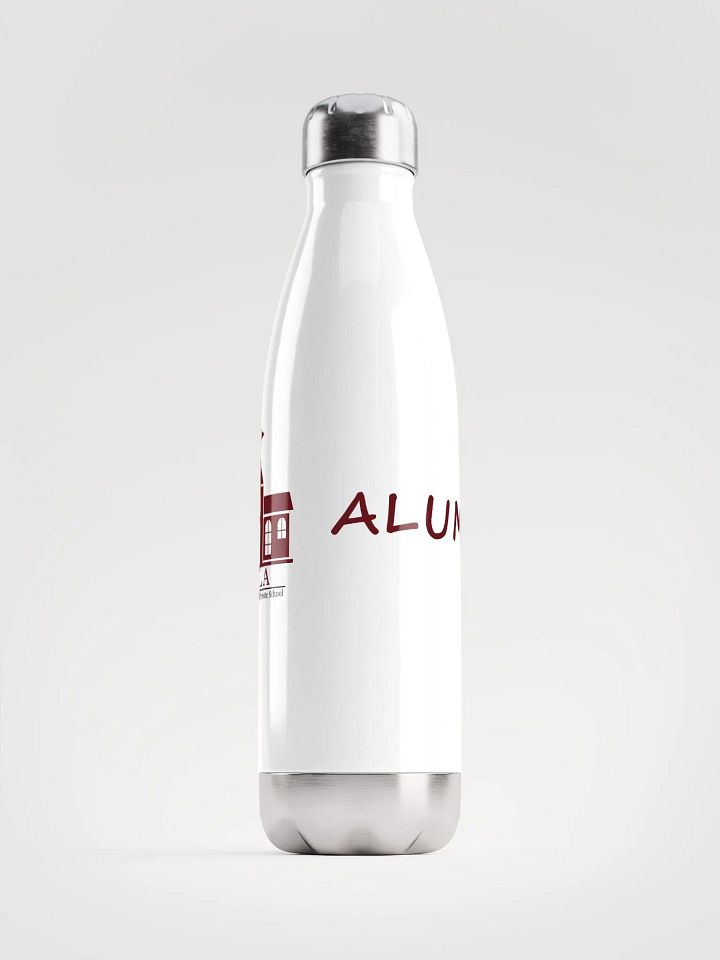 SELA Alumni Stainless Steel Water Bottle (white) product image (1)