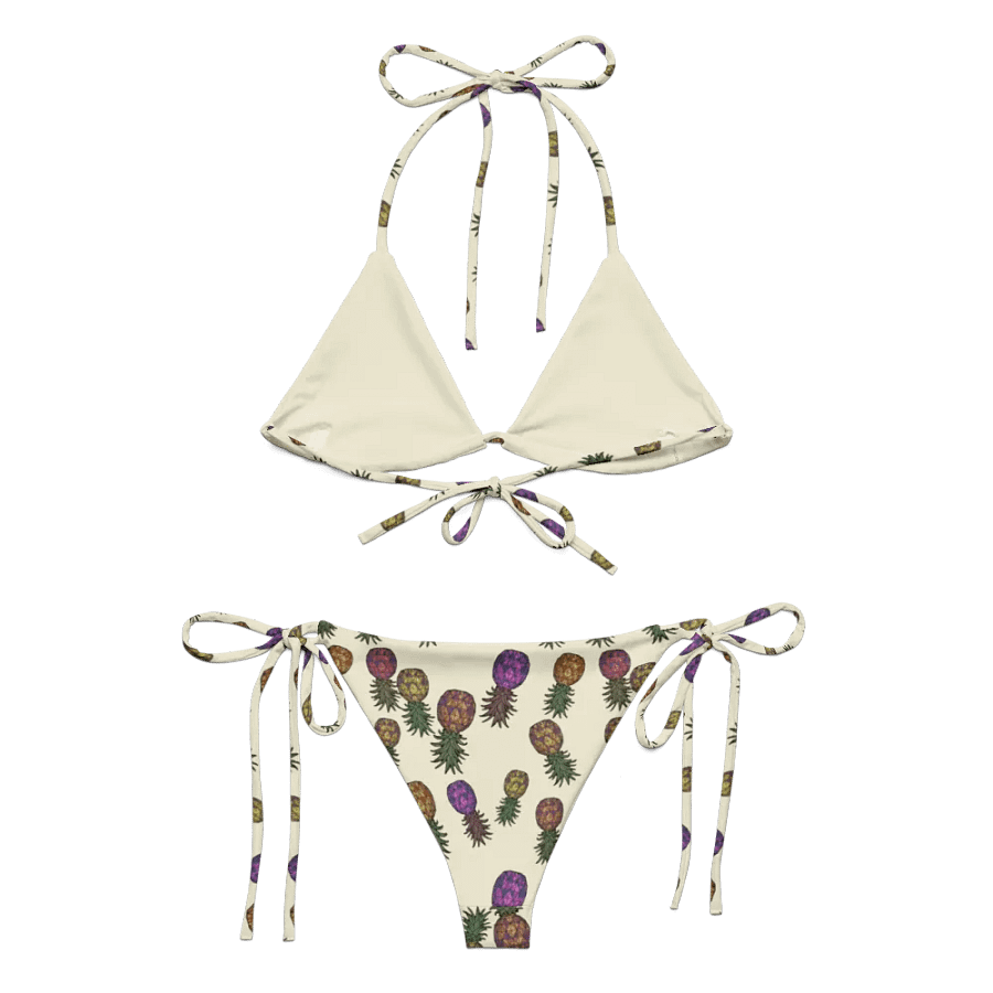 Upside-down Pineapple Swinger Pineapples Print Color Mix bikini product image (2)