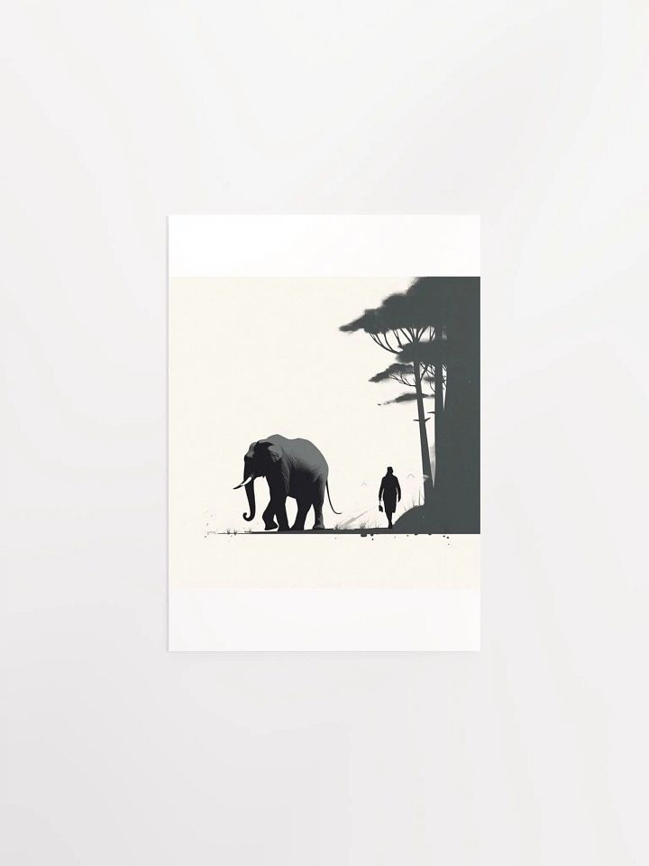 Monochromatic Poster - Elephant product image (7)