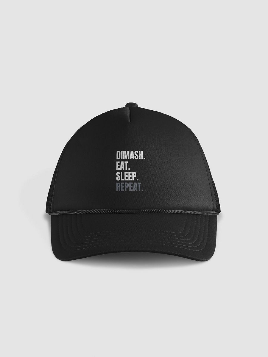 Singer From Kazakhstan EAT. SLEEP. REPEAT. Foam Trucker Hat product image (1)