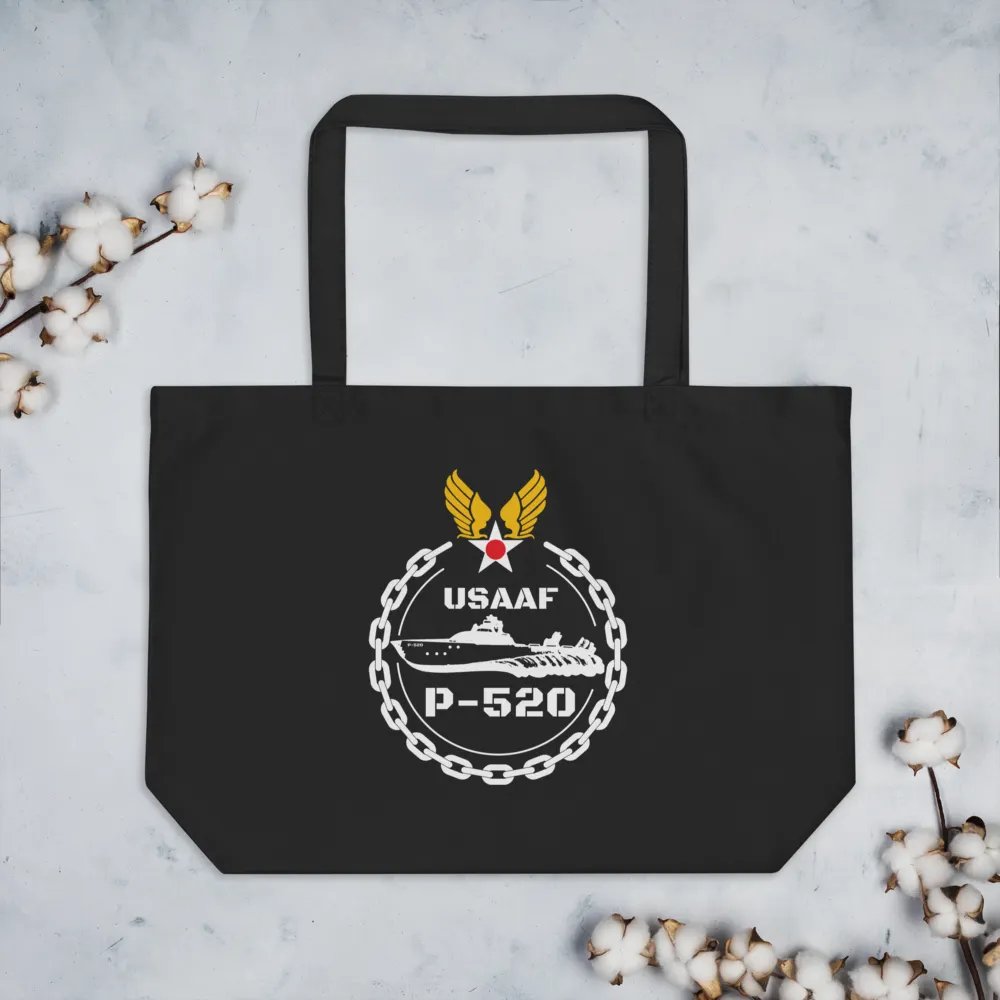 P-520 Crashboat Organic Cotton Twill Tote Bag product image (7)