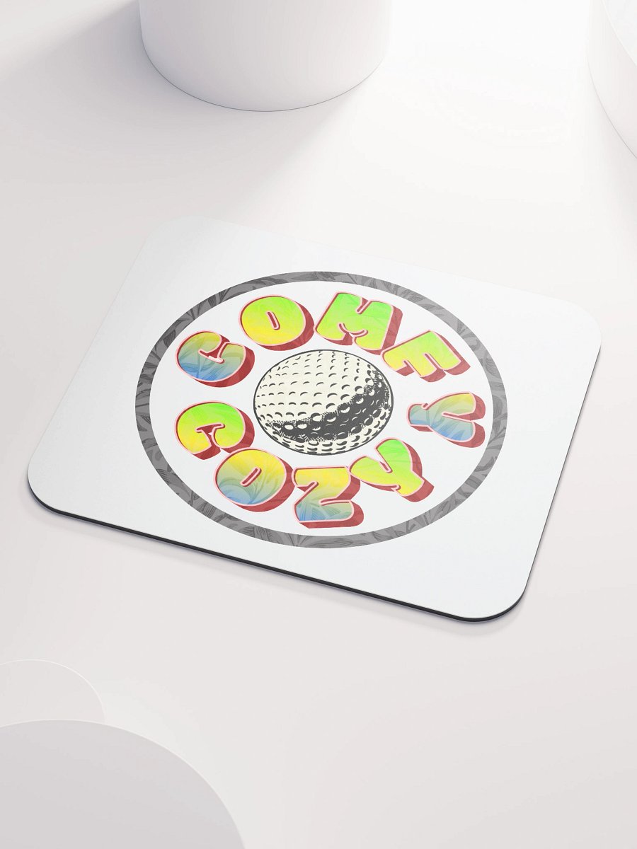 Comfy Cozy Golf Ball Mouse Pad product image (3)