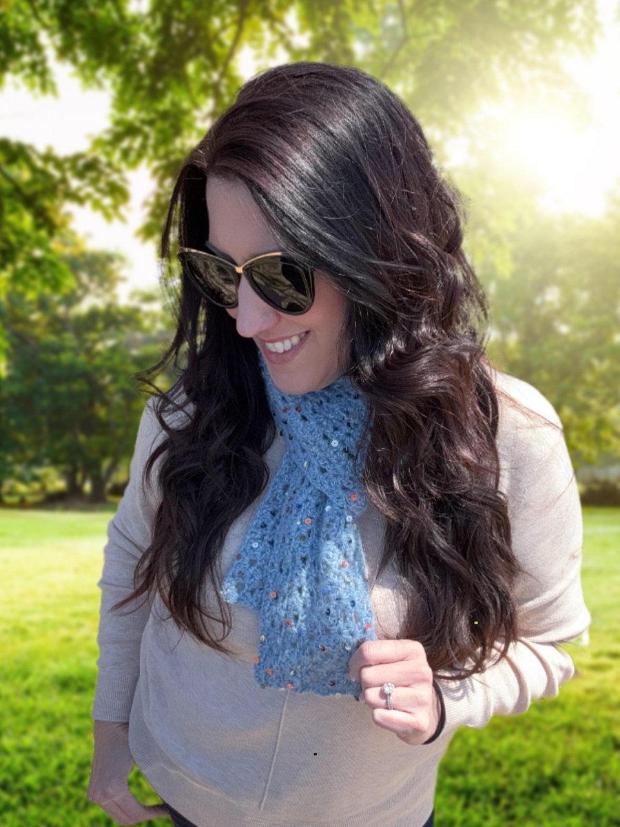 Echo Crochet Scarf product image (4)