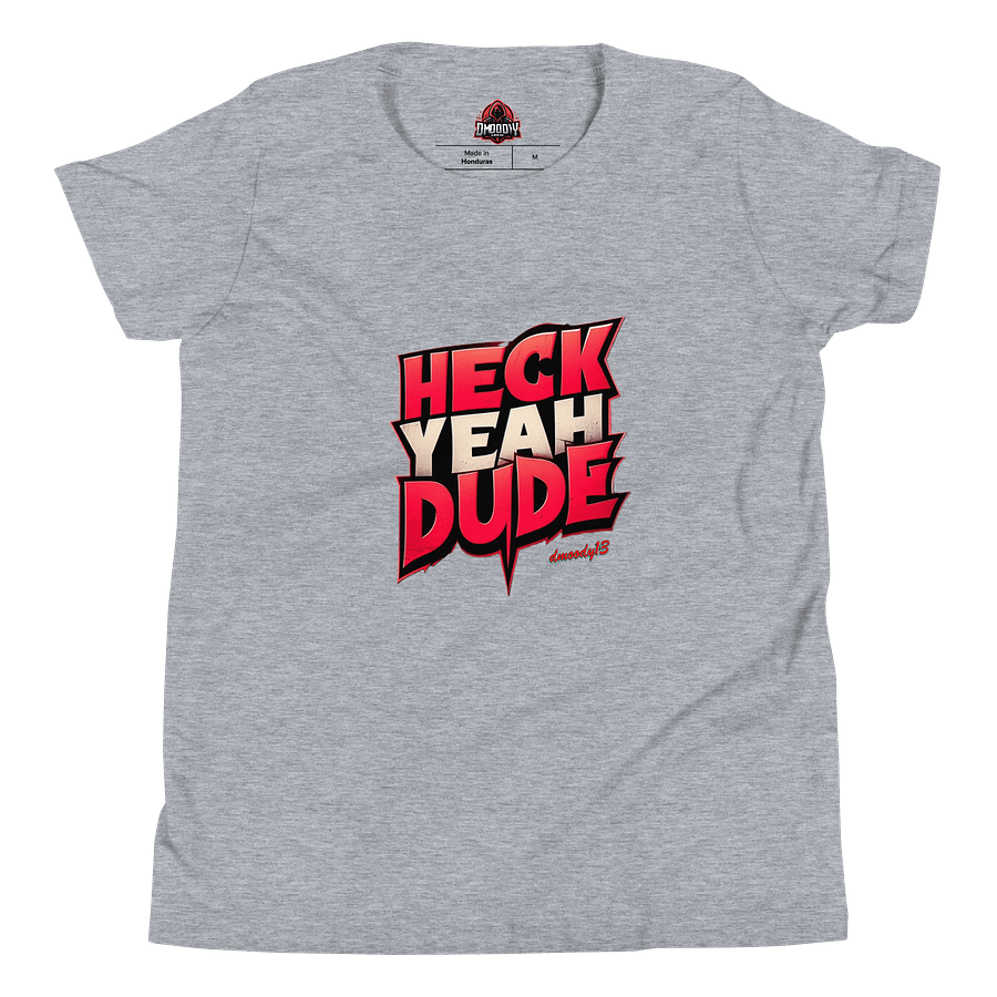 HECK YEAH DUDE Gradient Text Youth T-Shirt product image (53)