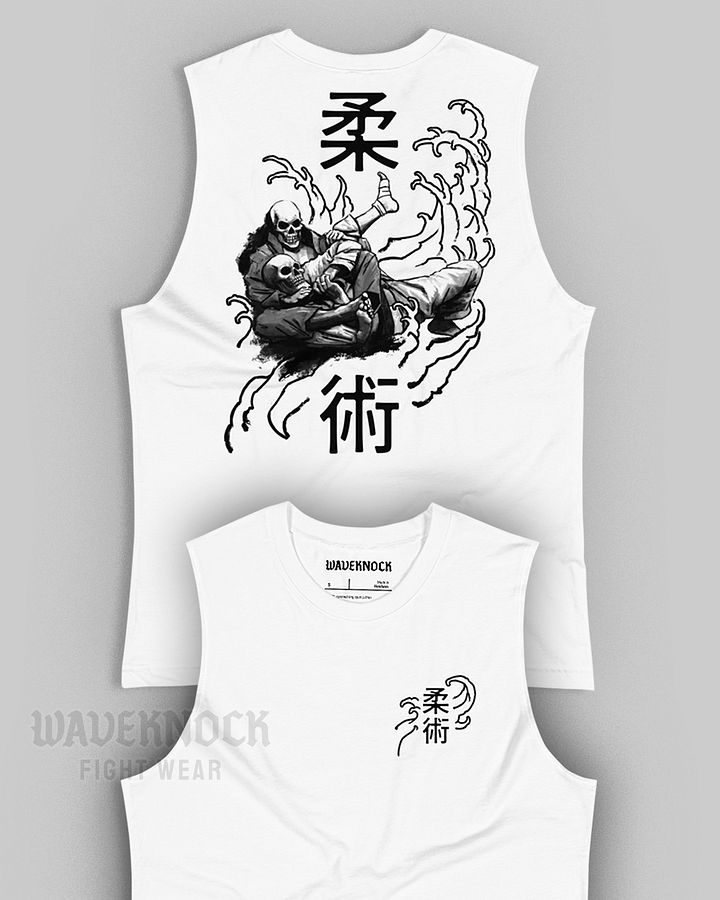 Jiu Jitsu Arco e Flecha Muscle Shirt | White product image (1)