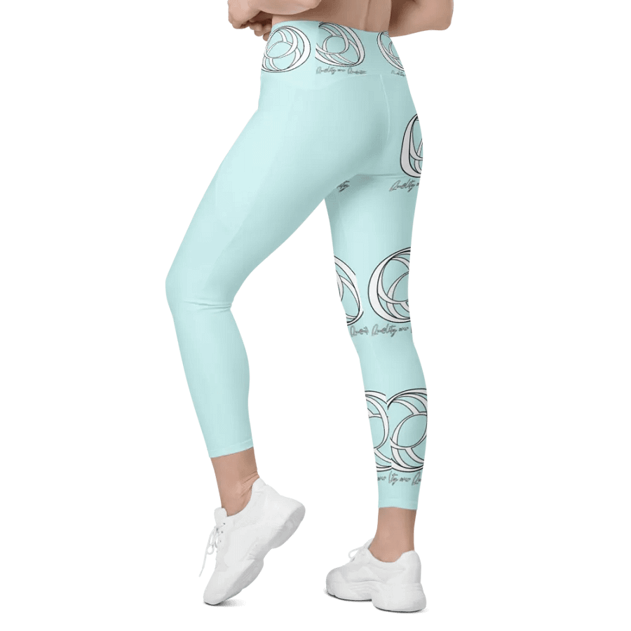 Women's Leggings (Lt.Cyan) product image (6)
