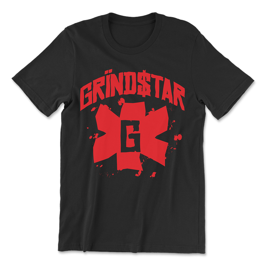 GRIND STAR RED EMBLEM TEE product image (1)