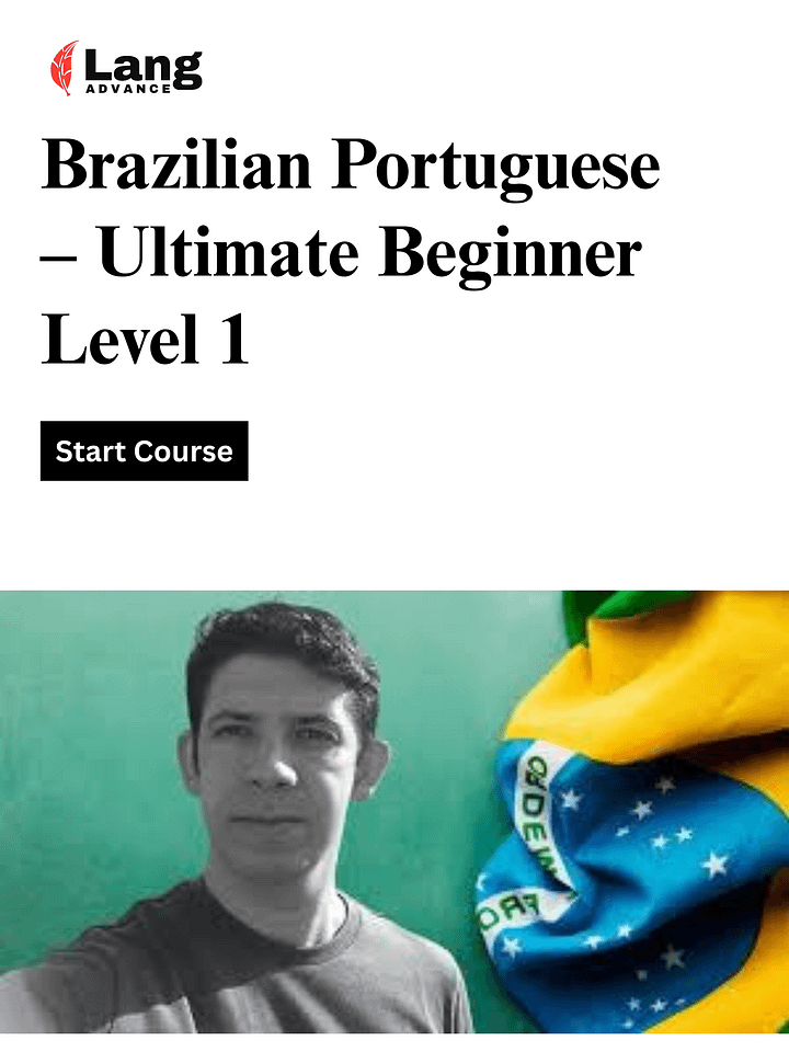 Brazilian Portuguese - The Ultimate Course (Level 1) product image (1)