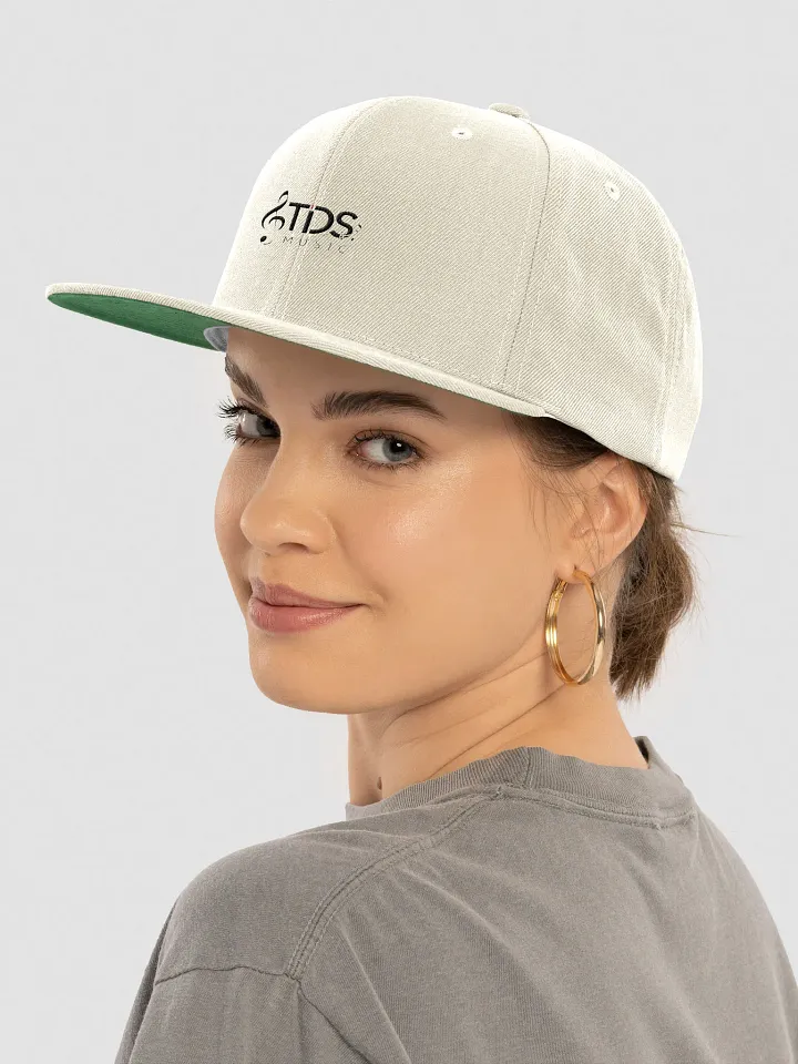 TDS Music Yupoong Snapback Cap - Wool Blend, High Profile product image (1)