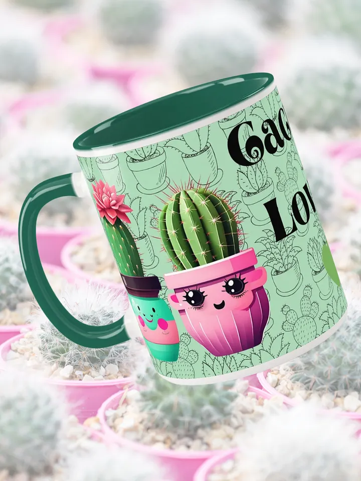 Happy Cacti Ceramic Mug product image (12)