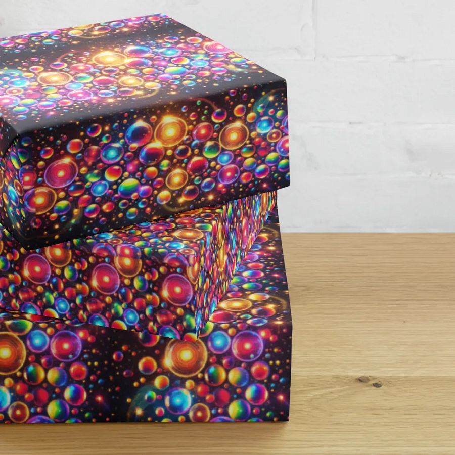 Colorful Circles Wrapping Paper Set product image (10)