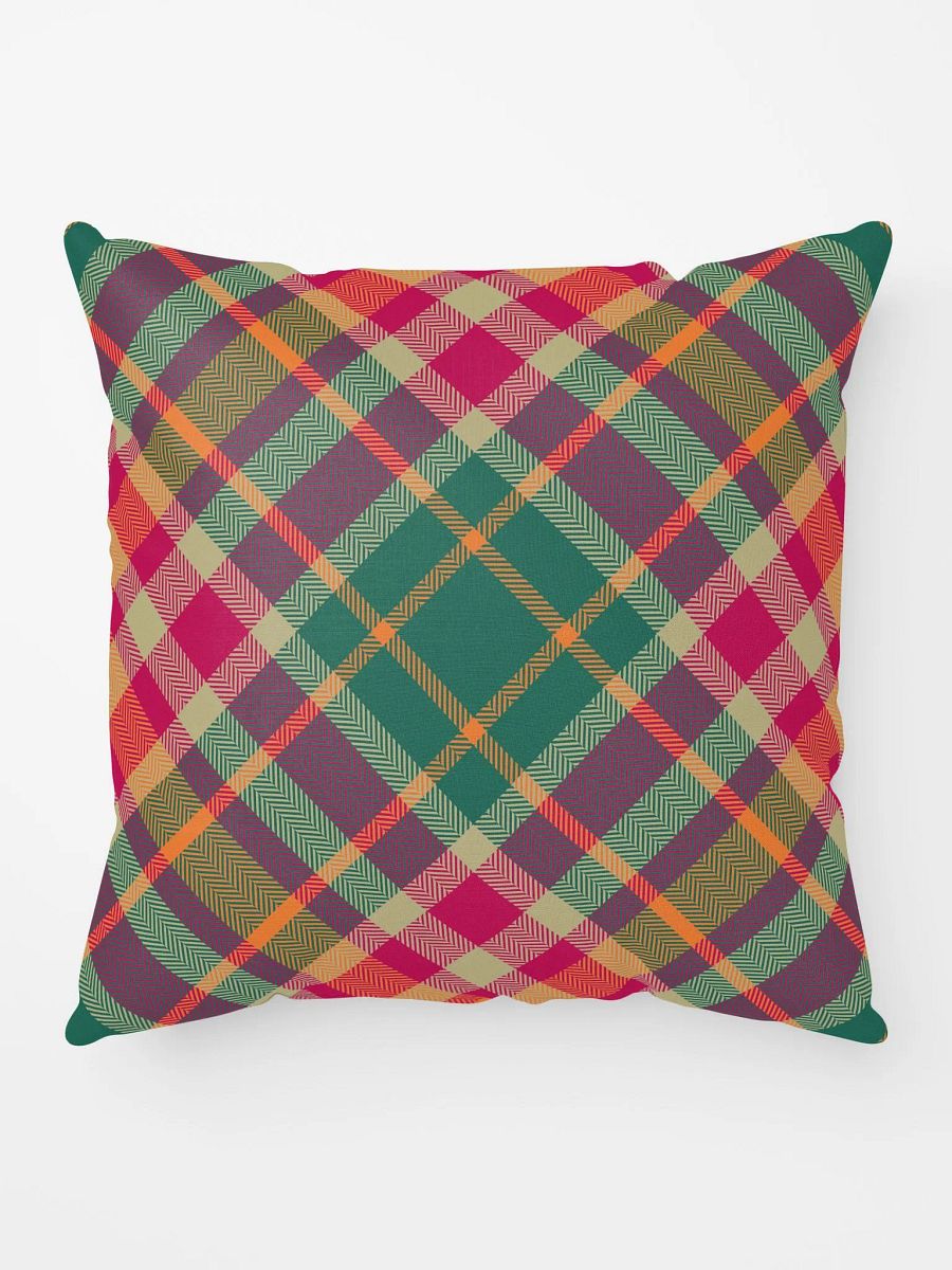 Symmetric Plaid Christmas Pillow product image (1)