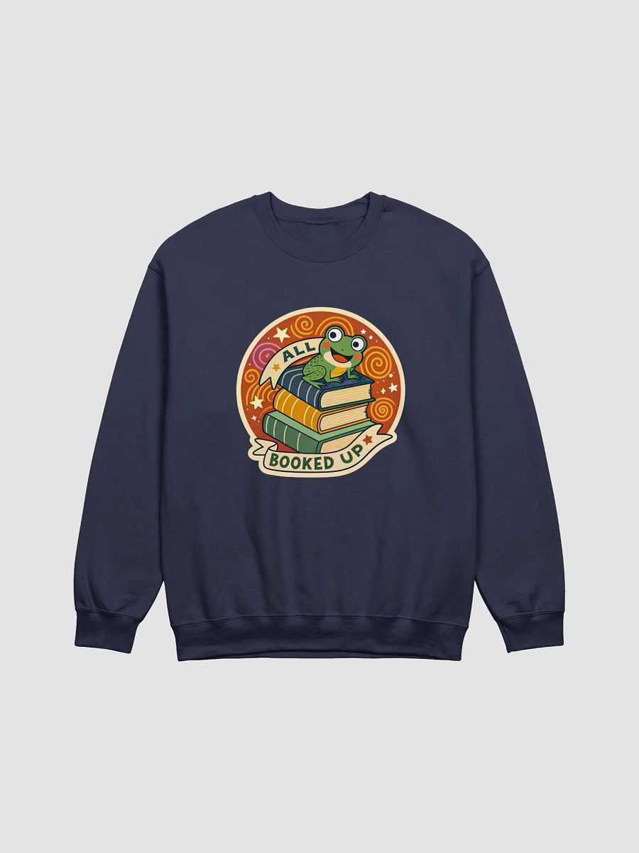 Froggy Bookworm Crewneck Sweatshirt product image (1)