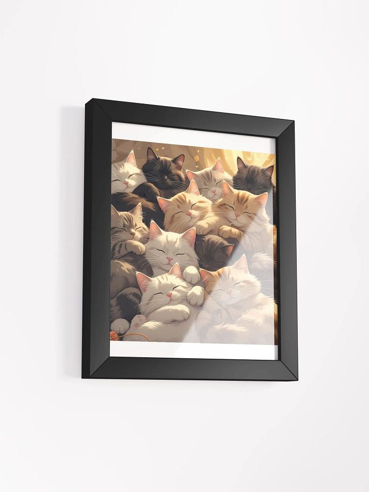 Cozy Cats Cuddle Framed Poster product image (12)