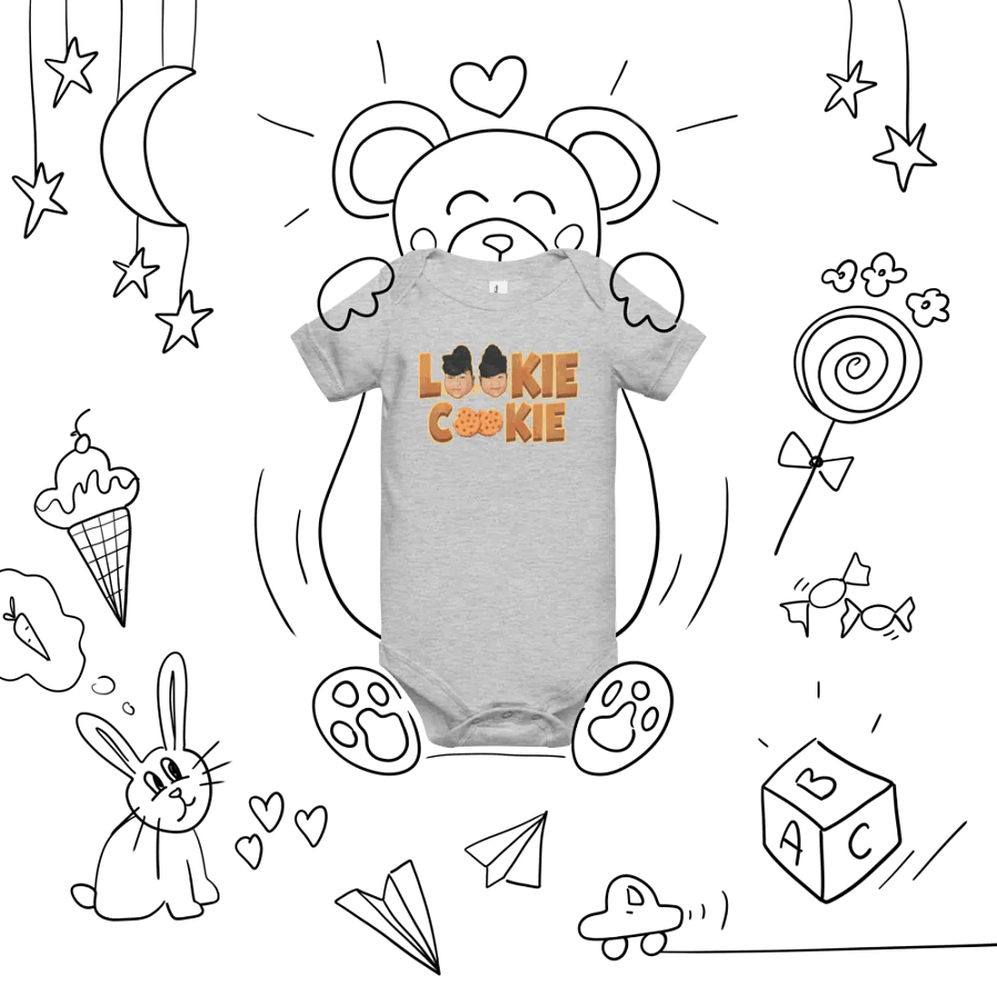 TurnUpTwinsTV x Lookie Cookie Baby Onesie product image (6)