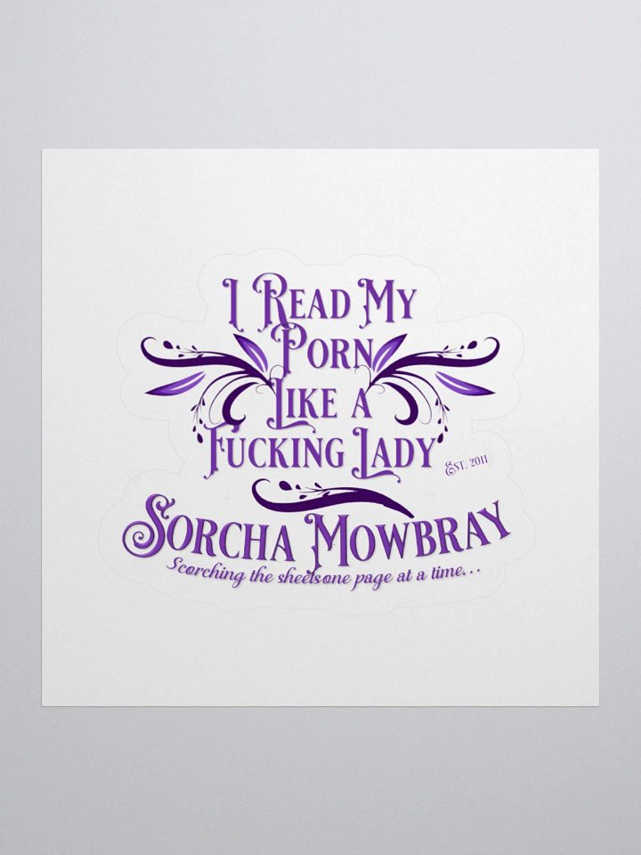 Sticker - I Read My P*rn product image (3)