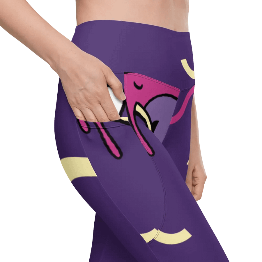 Whimsical Pizza Party Leggings product image (10)