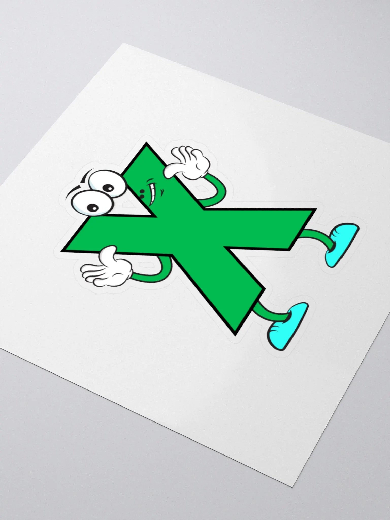 X Letter Cartoon Character Sticker product image (7)