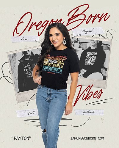 Bold. Fierce. Original.
Payton brings the Oregon Born vibes in our signature Vintage Sunset colorway, a throwback palette wit...