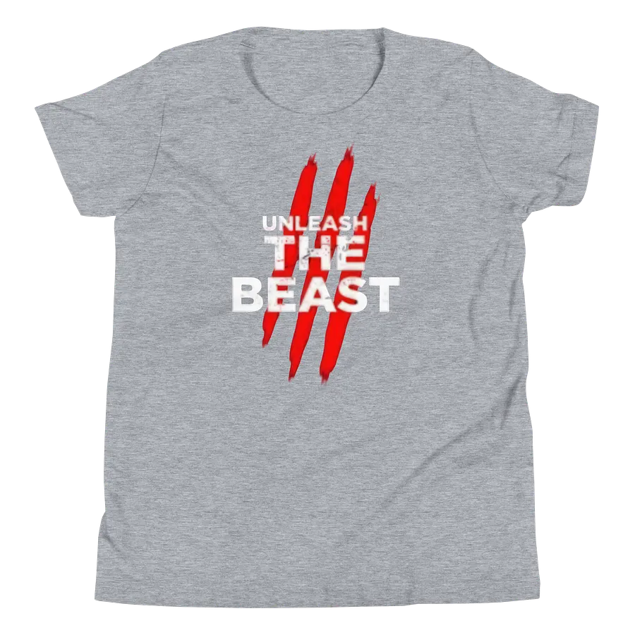 Kids Youth Short Sleeve T-Shirt Unleash Beast Graphic product image (4)