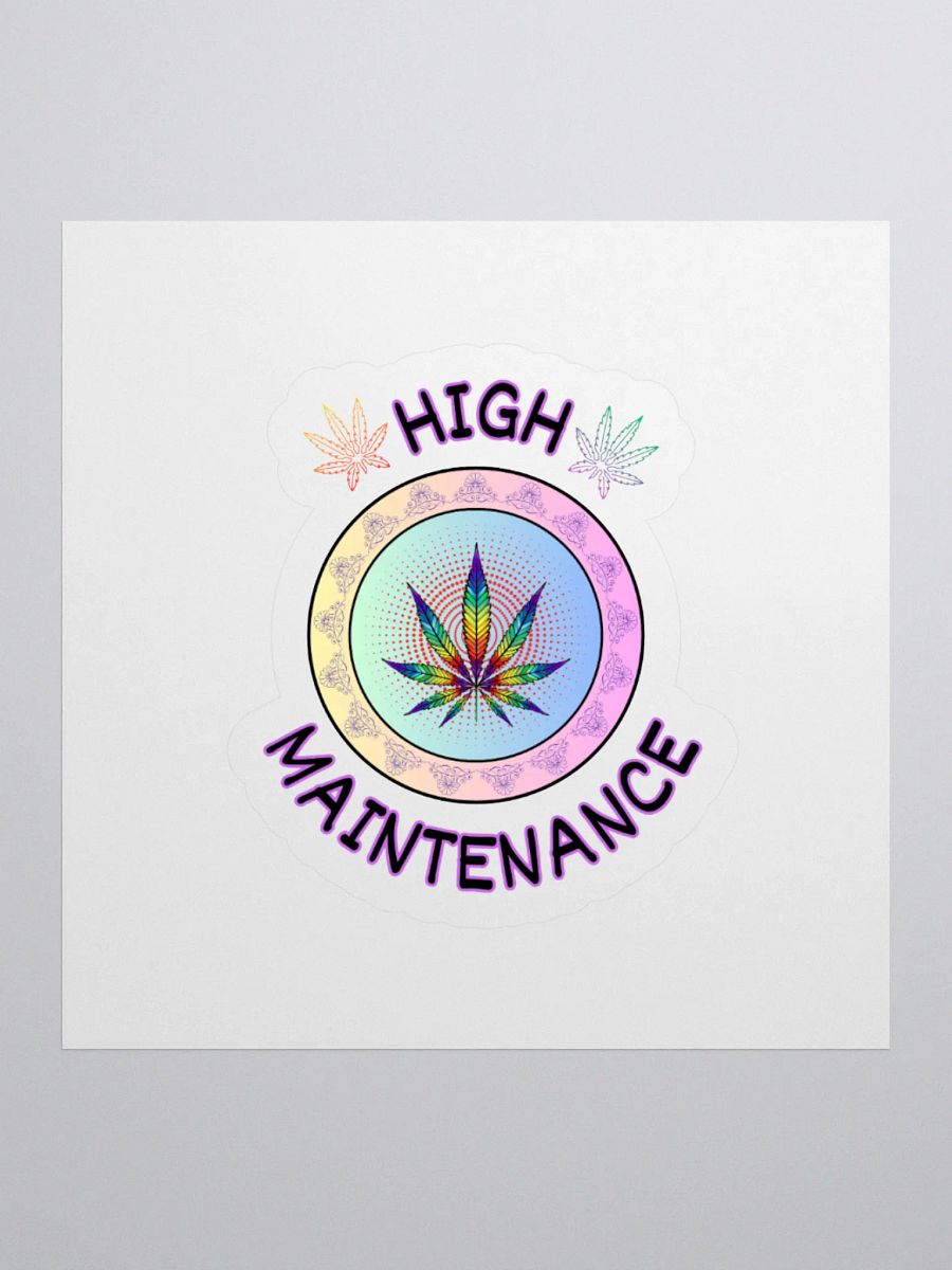 High Maintenance Sticker product image (2)