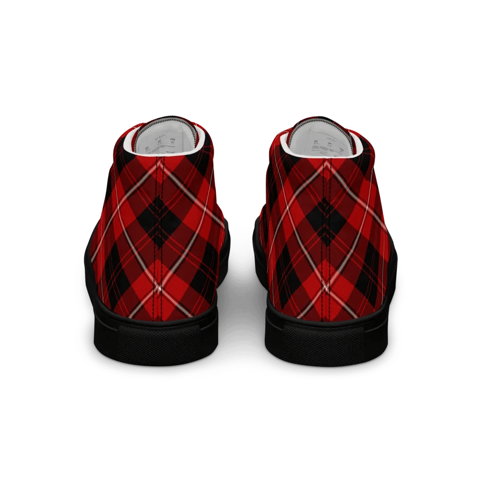 Cunningham Tartan Men's High Top Shoes product image (6)