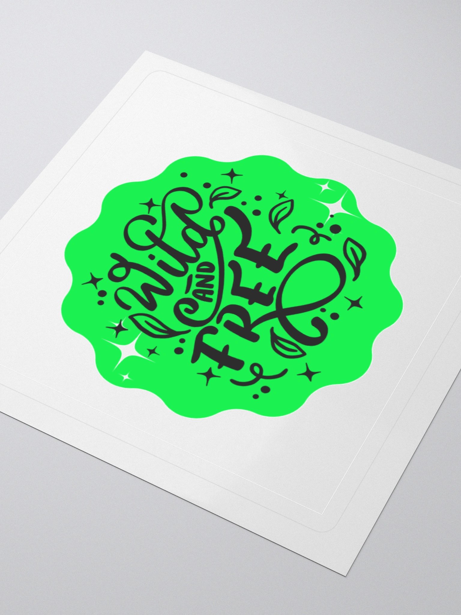 Wild and Free – Free Your Spirit 3x3 Sticker product image (3)