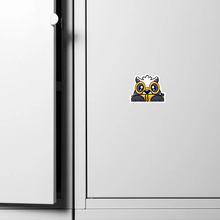 Lurking badger Magnet product image (8)