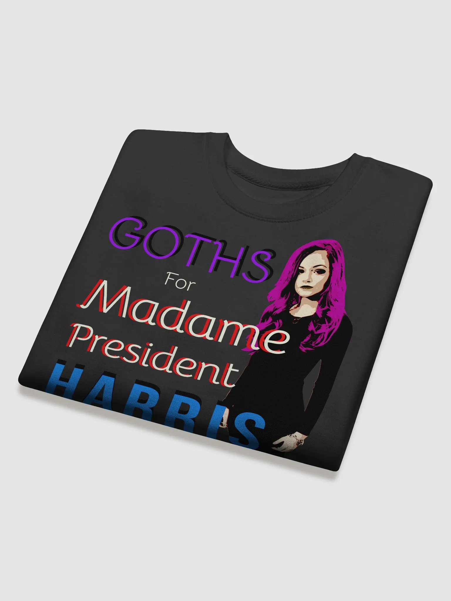 Goths For Madame President Harris Crew Neck Pullover product image (4)