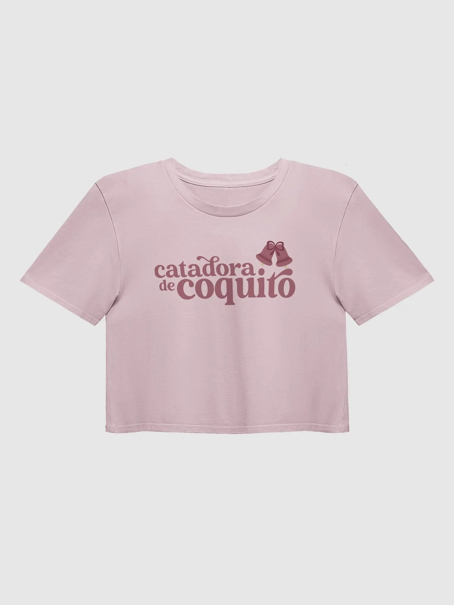 Catadora de Coquito (Pink) Crop Top product image (1)