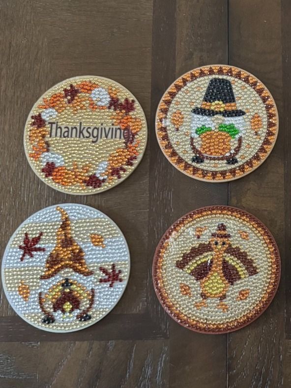 Thanksgiving Coasters 8ct product image (1)