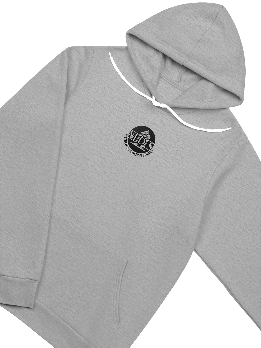 Robot For Hire Art Deco Hoodie Back Graphic - Vintage Sci-Fi Style product image (4)
