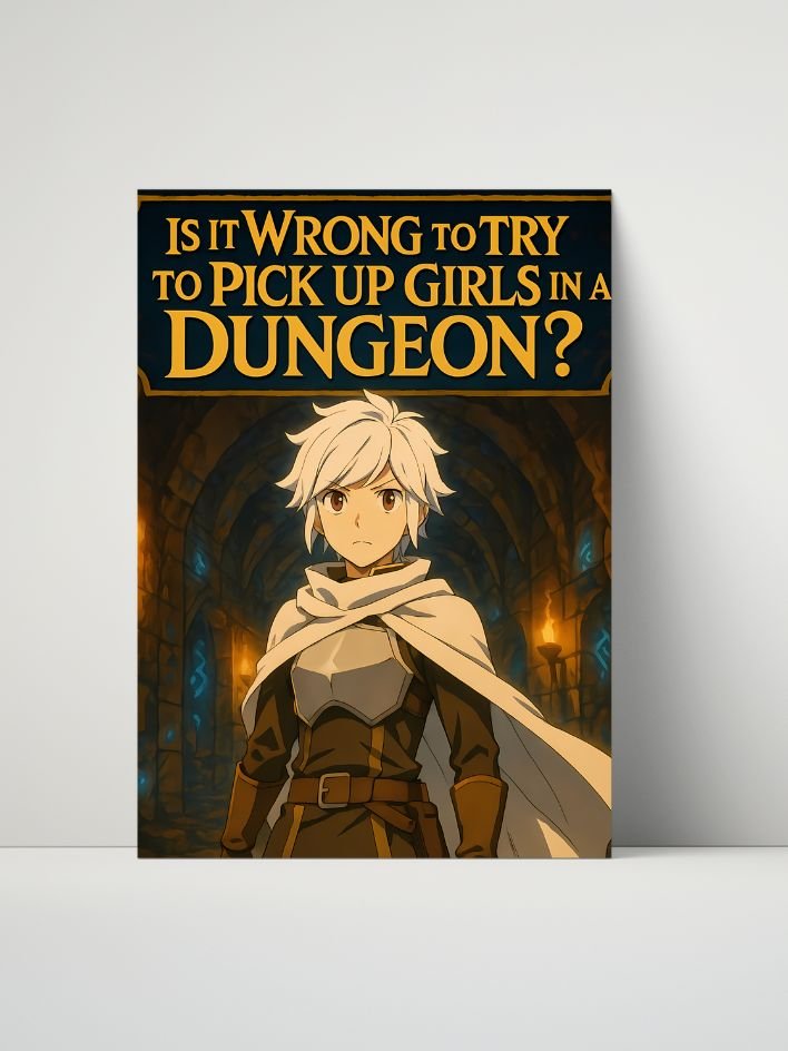 Is It Wrong to Try to Pick Up Girls in a Dungeon? – Bell Cranel Dungeon Resolve – 8x10 Metal Print product image (1)