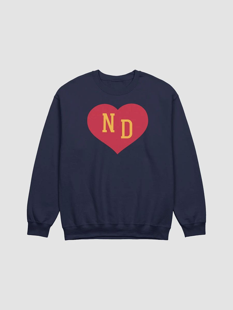 ND Heart Red Sweatshirt product image (1)