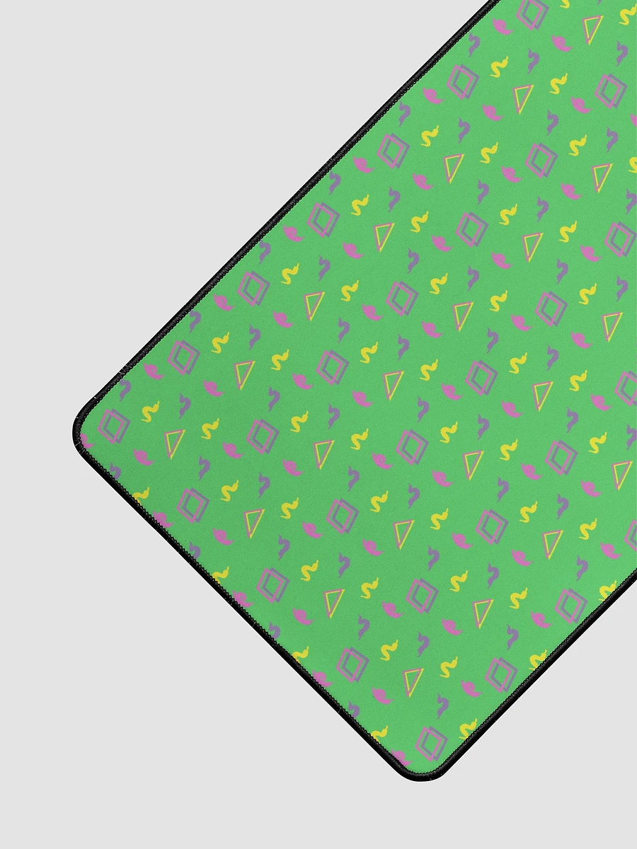 Oh Worm green pattern 12x22 desk mat product image (2)