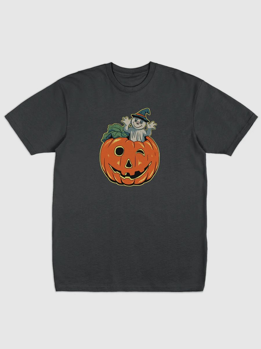 Retro Style Ghost in Jack-O-Lantern product image (1)