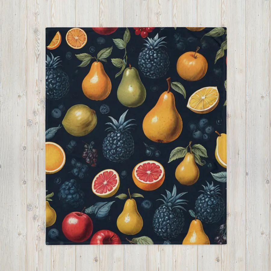 Tasty Fruit Pattern Throw Blanket product image (16)